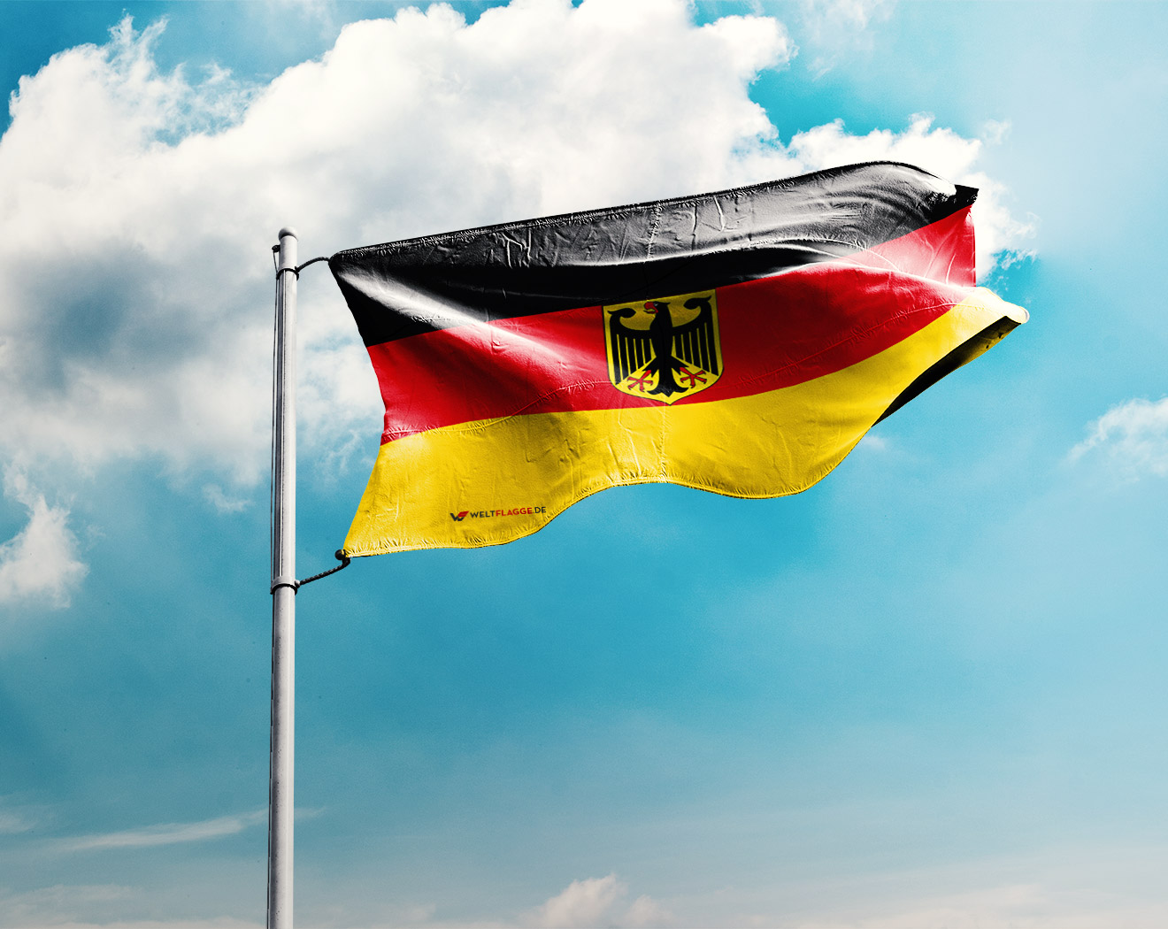 Deutschland Fahne mit Adler XXL  2,5 Meter x 1,5 Meter  NEU Flagge #106 