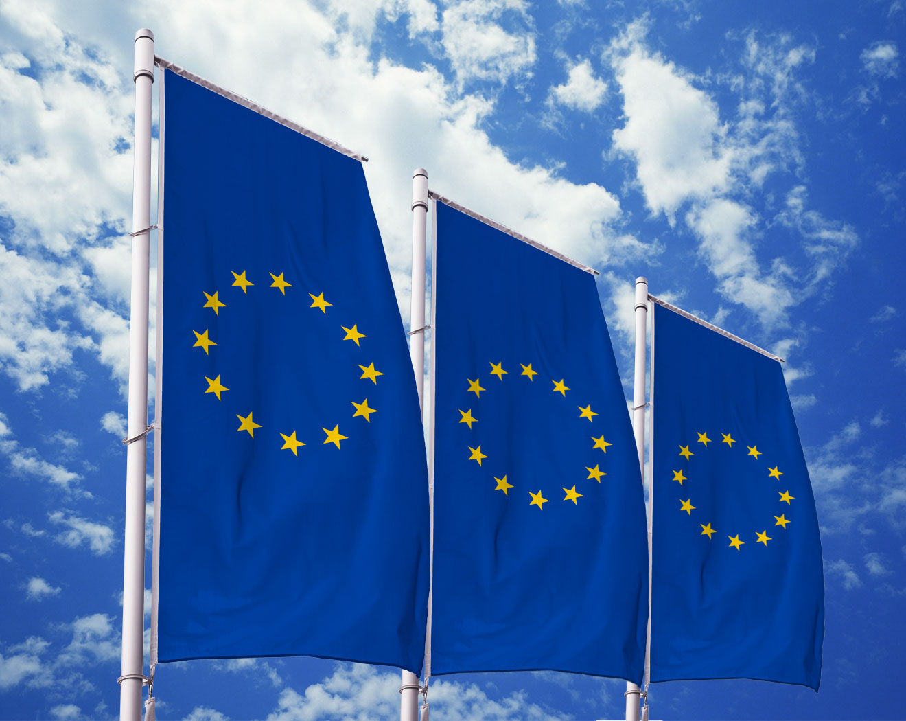 Fahne Flagge EU Europa mit Sternen 0,90m x 1,50m 0140405 