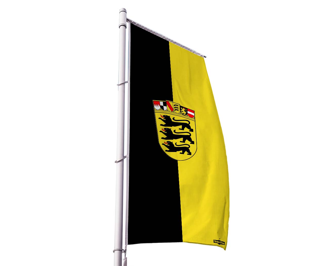 Baden-Württemberg Flagge mit Wappen günstig kaufen - Premium Qualität