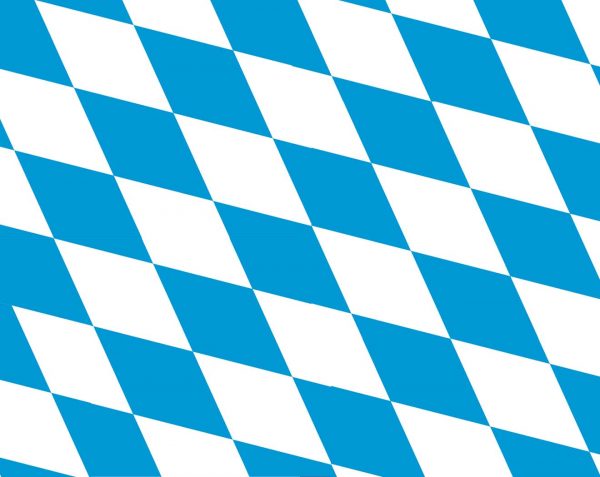 Bayern Rautenflagge / Bayerische Fahne