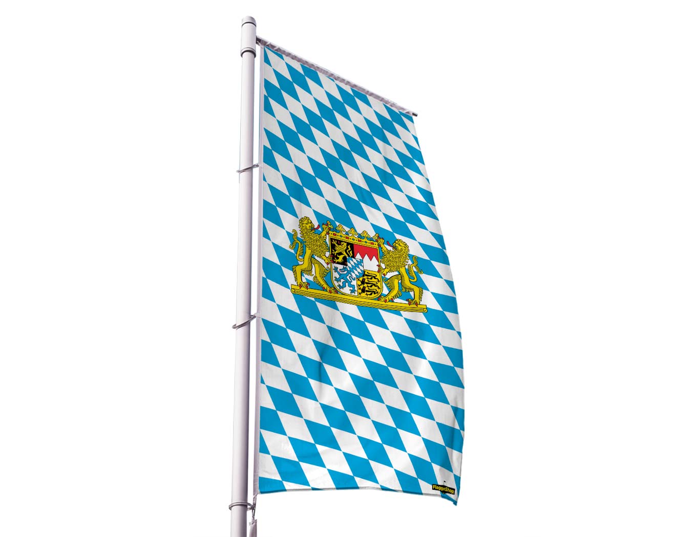 Bayern / Bayerische Flagge mit Wappen günstig kaufen - Premium Qualität