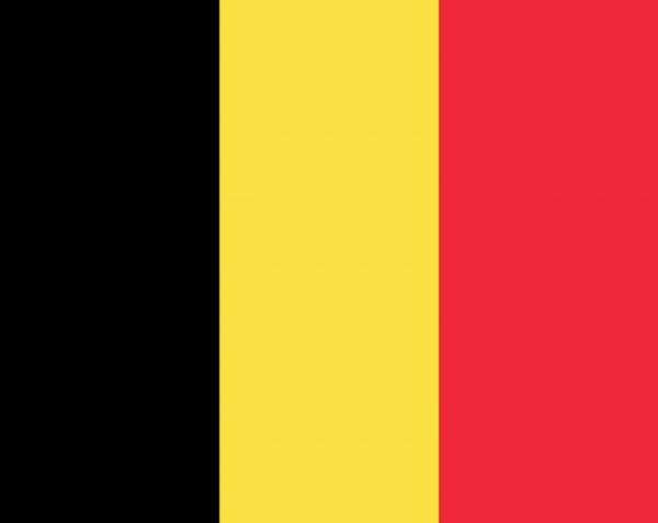 Belgien-Flagge / Belgische-Flagge / Belgium-Fahne