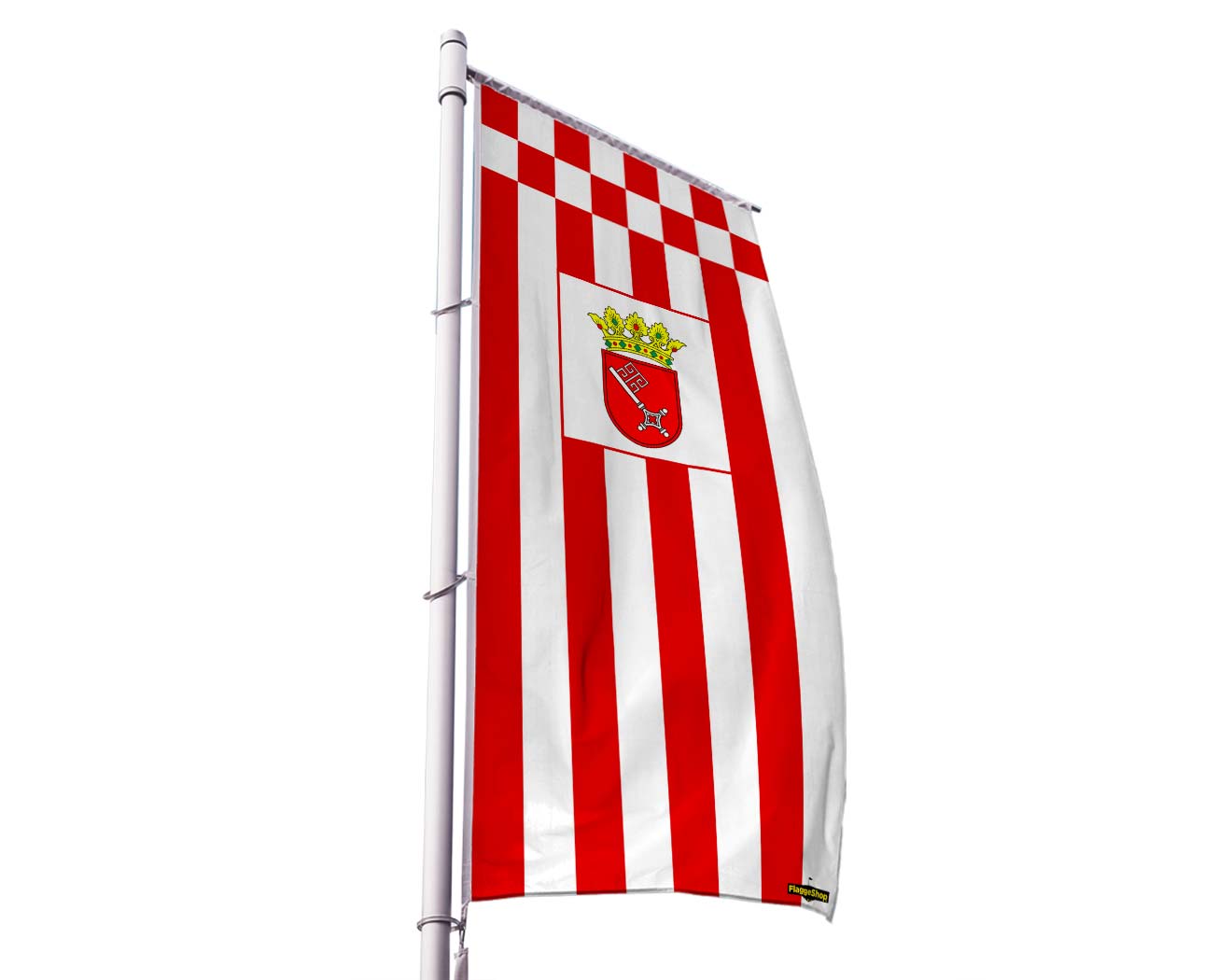 Bremen Flagge mit Wappen online günstig kaufen - Premium Qualität