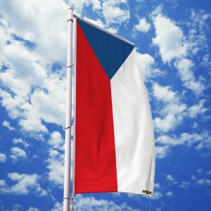 Tschechien-Flagge / Tschechische-Fahne/ Czech-Flagge