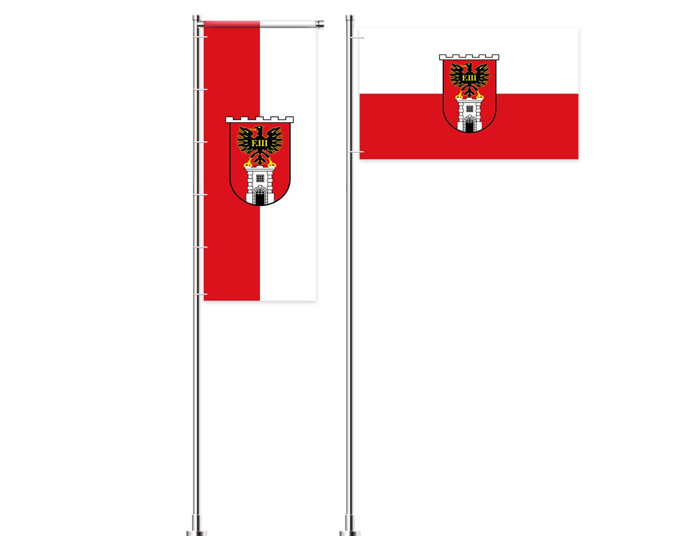 Fahne Flagge Schwabach 20 x 30 cm Bootsflagge Premiumqualität 