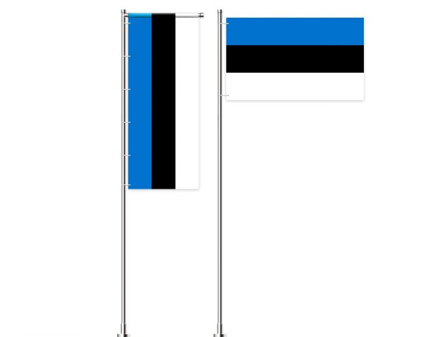 Estland-Flagge / Estnische-Fahne / Estonia-Flagge