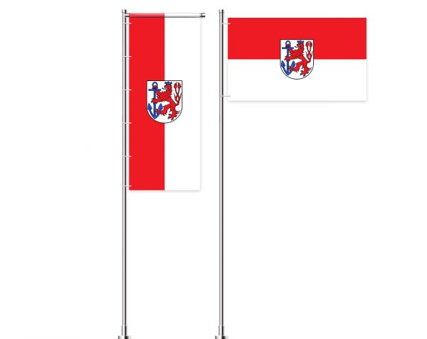 Düsseldorf-Flagge / Fahne