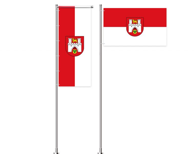 Flagge „Hannover Macht Von Der Leine“ – 90 X 150 Cm, Polyester, Wetterfest – Für Garten, Balkon & Feste