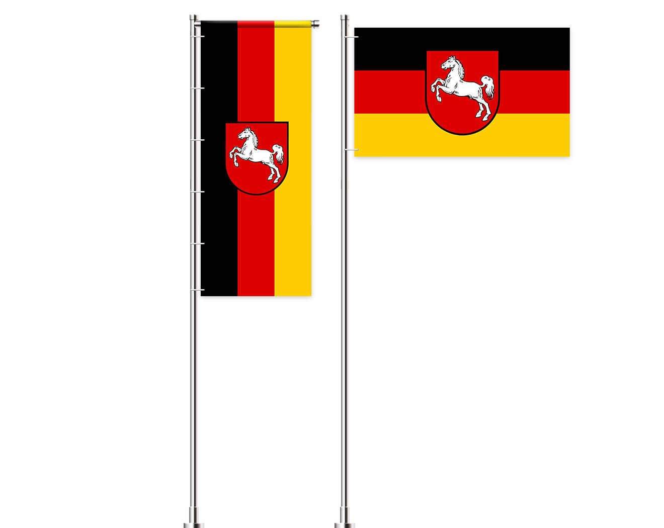 90 x 150 cm Fahne Flagge Zeven in Niedersachsen Digitaldruck 