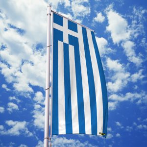 Griechenland-Flagge / Griechische-Fahne / Greece-Flagge