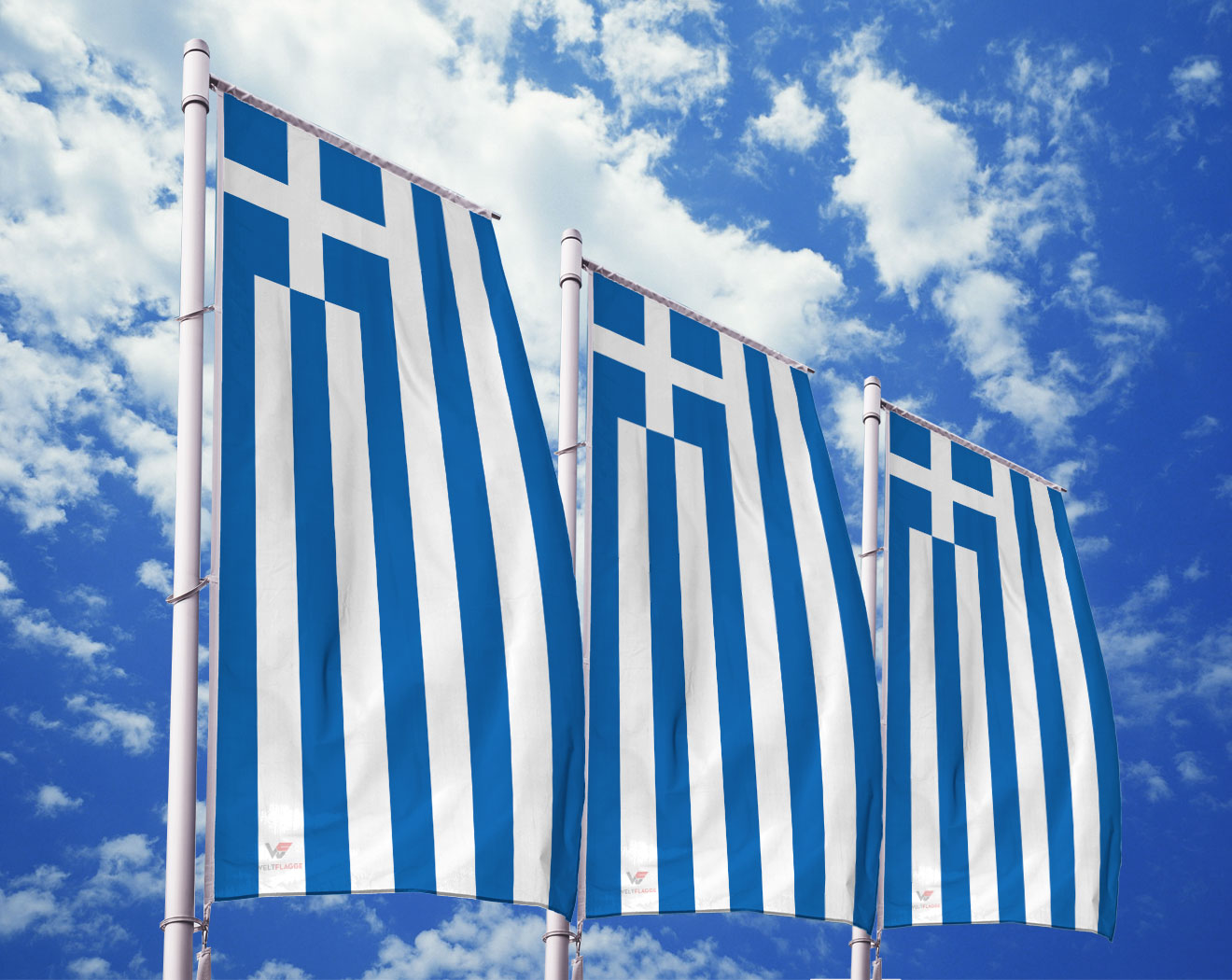 Fahne Griechenland Querformat 90 x 150 cm griechische Hiss Flagge Nationalflagge