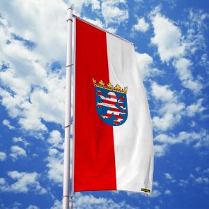 Fahne Flagge Hessen-Nassau 20 x 30 cm Bootsflagge Premiumqualität 