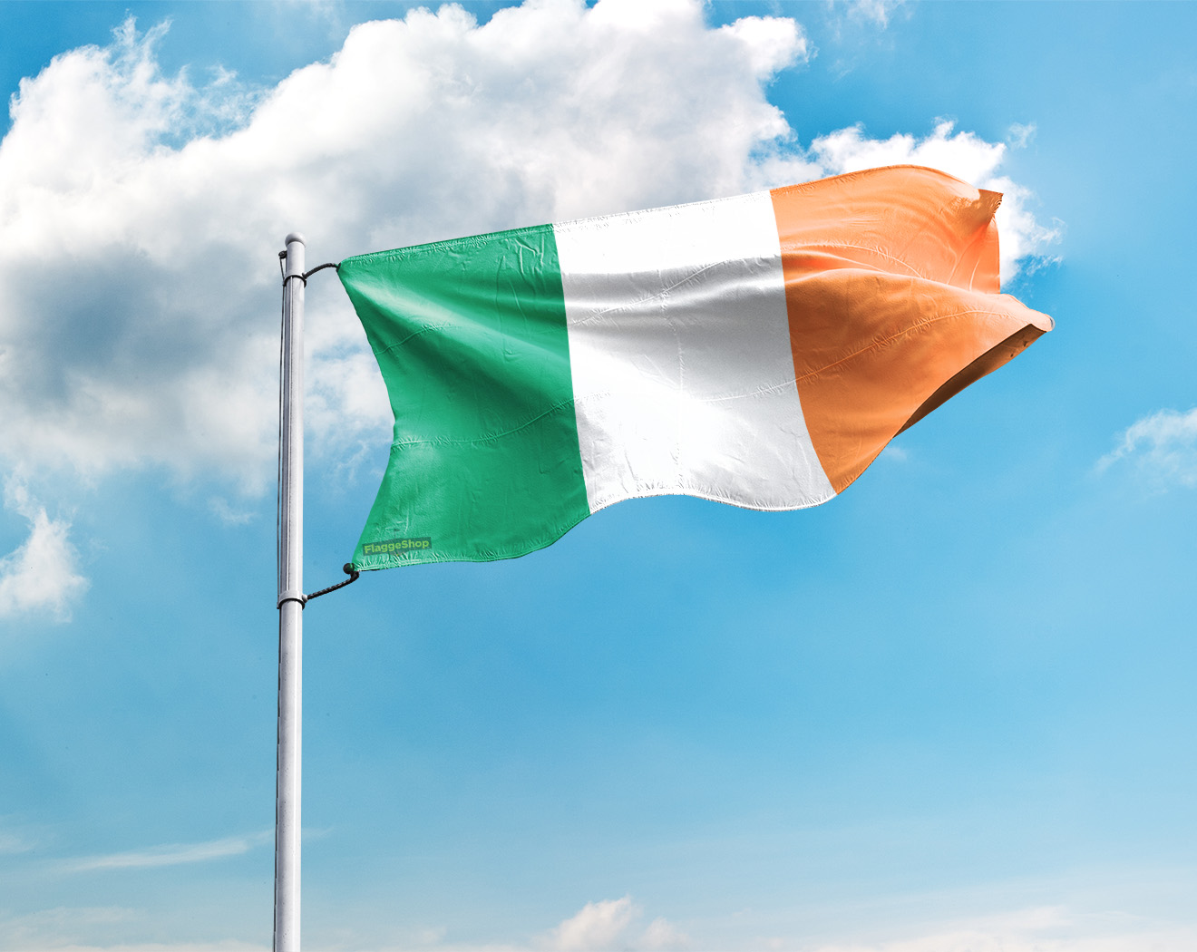 Fahne Flagge Irland-Deutschland Freundschaftsflagge 50 x 75 cm Premiumqualität 