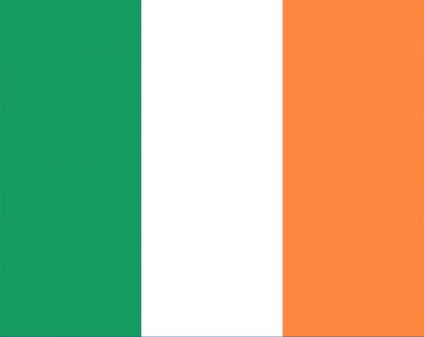 Irland-Flagge / Irische-Fahne / Ireland-Flagge