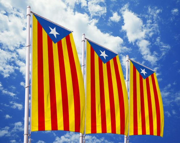 Katalonien-Flagge / Katalanische-Fahne