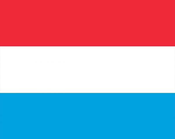 Luxemburg-Flagge / Luxemburgische-Fahne