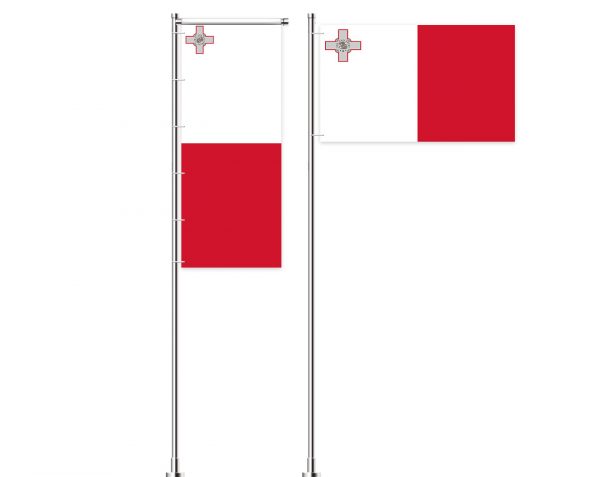 Malta-Flagge / Maltesische-Fahne