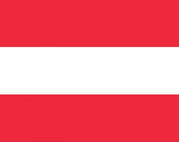 Österreich-Flagge / Österreichische-Fahne / Austria-Fahne