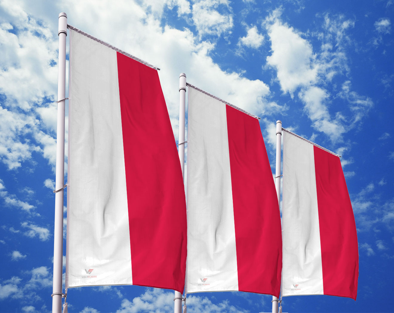Fahne Flaggen Welt Polen  150 x 90 cm mit Ösen 