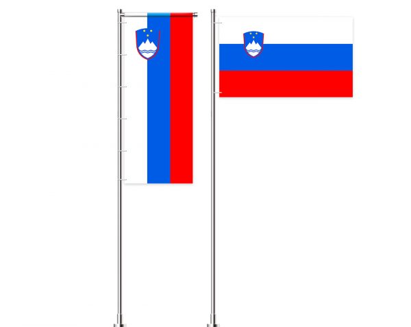 Slowenien-Flagge / Slowenische-Fahne / Slovenia-Flagge