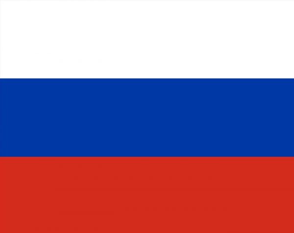 Russland-Flagge / Russische-Fahne / Russia-Flagge