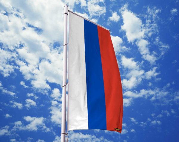 Russland-Flagge / Russische-Fahne / Russia-Flagge