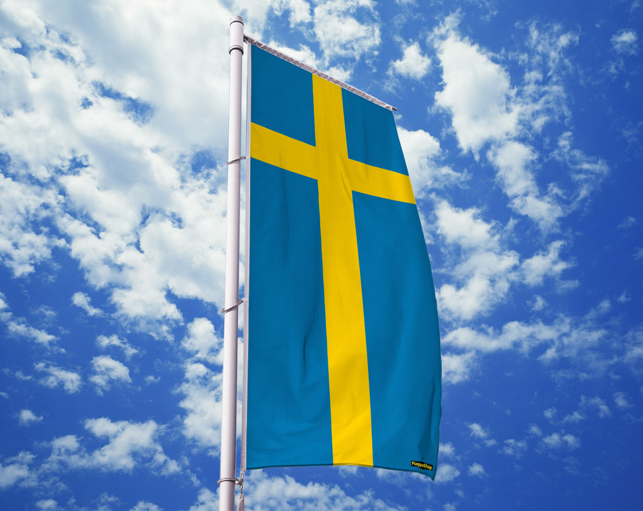 Versand® Schweden Fahne Flagge Gr 0,90x0,60m mit Ösen FRIP
