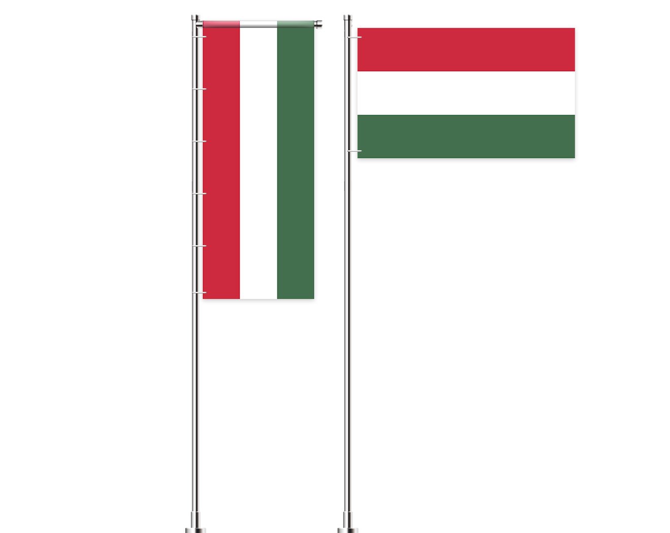 Fahne Ungarn Hissflagge 60 x 90 cm Flagge 