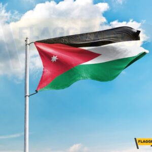 Jordanien-Flagge