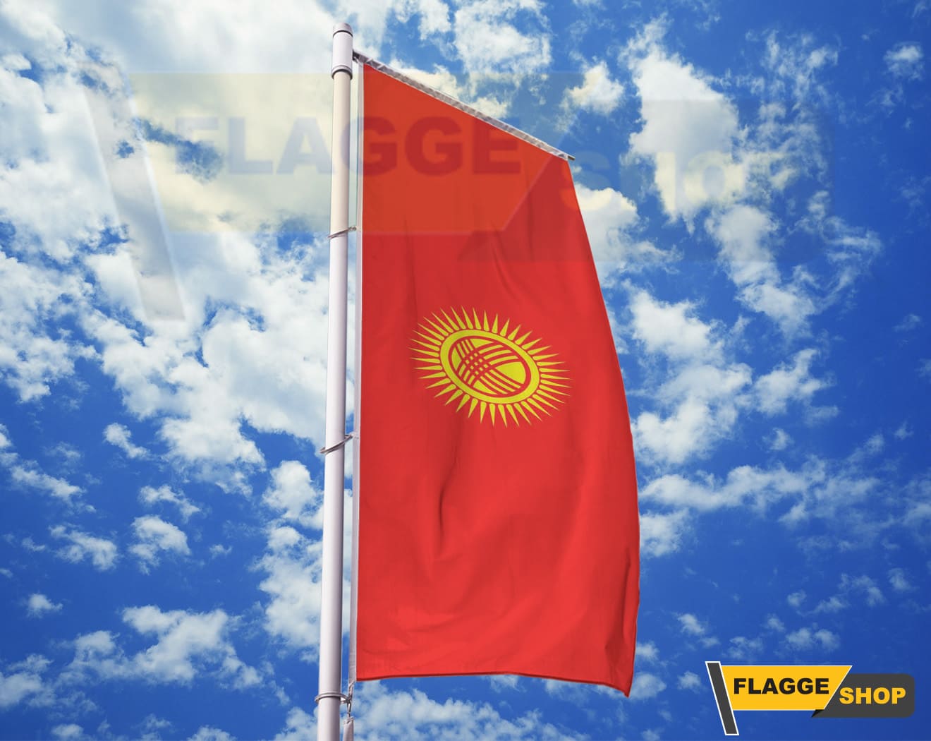 Kirgisistan-Flagge