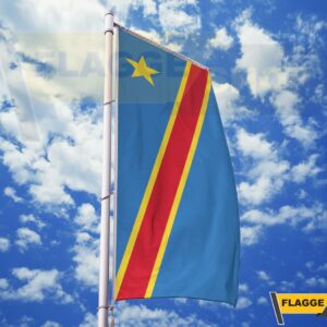 Kongo (Kinshasa)-Flagge