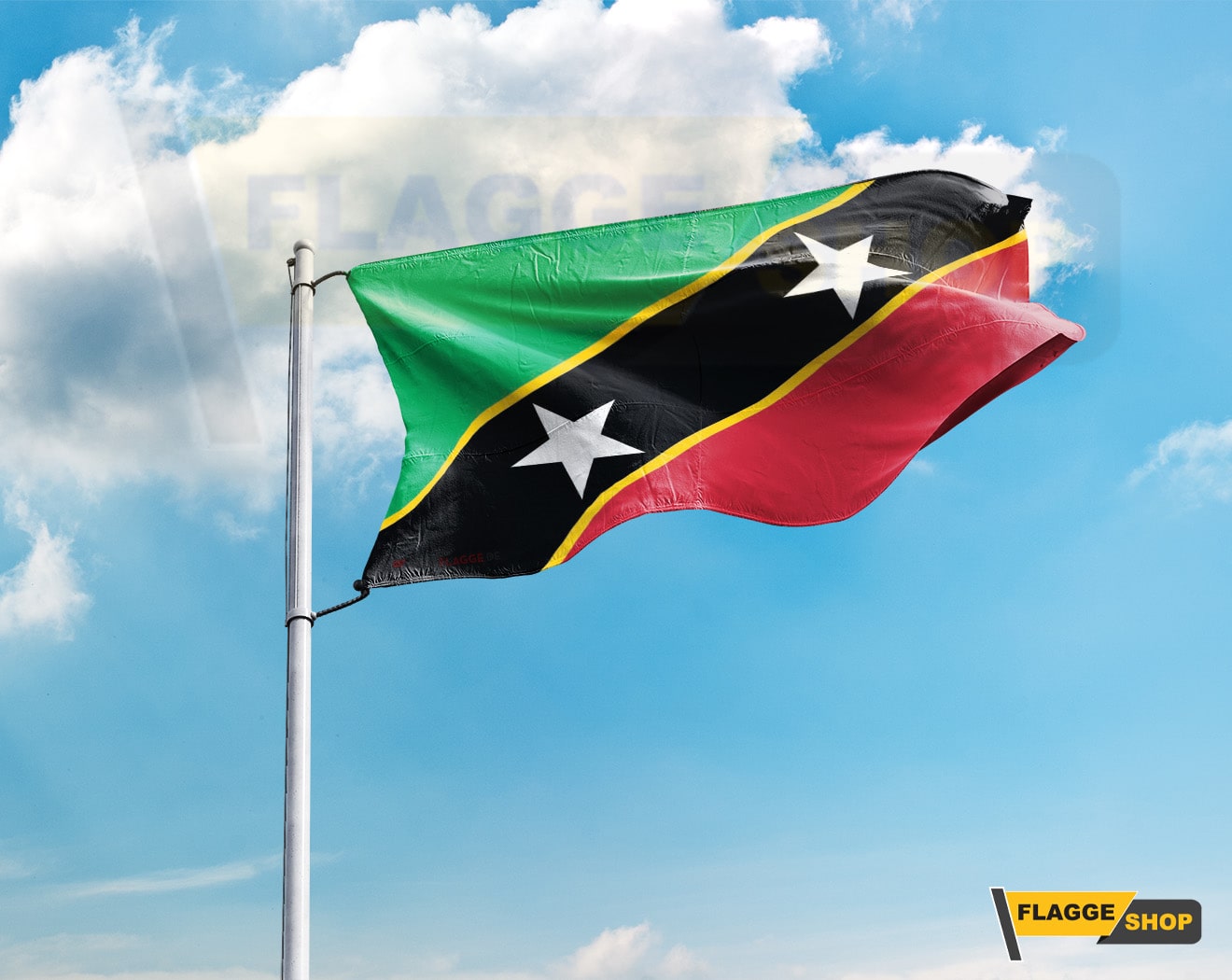 Saint Kitts and Nevis-Flagge online günstig kaufen - Premium Qualität