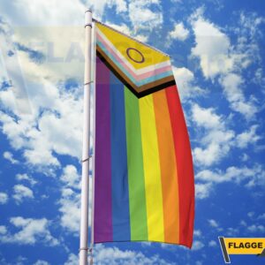 Regenbogen Intersex-Progress-Pride Flagge