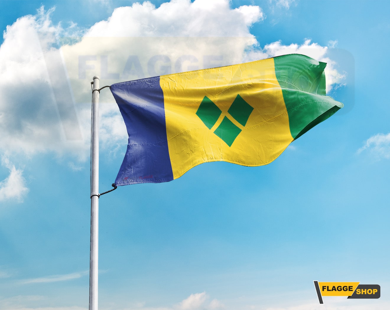 Saint Vincent-Flagge online günstig kaufen - Premium Qualität