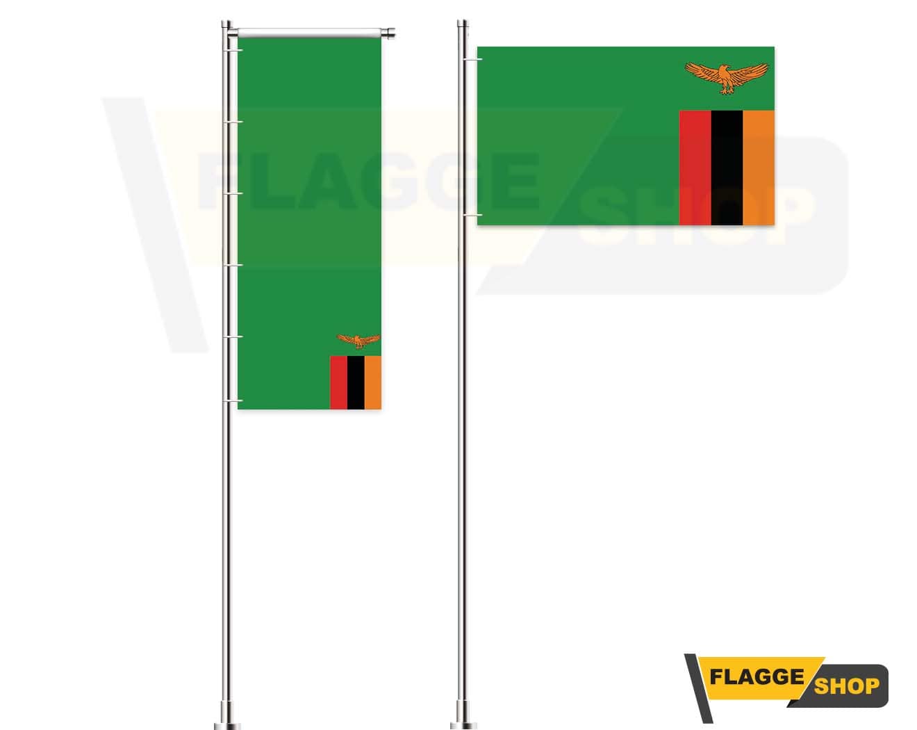 Sambia-Flagge online günstig kaufen - Premium Qualität