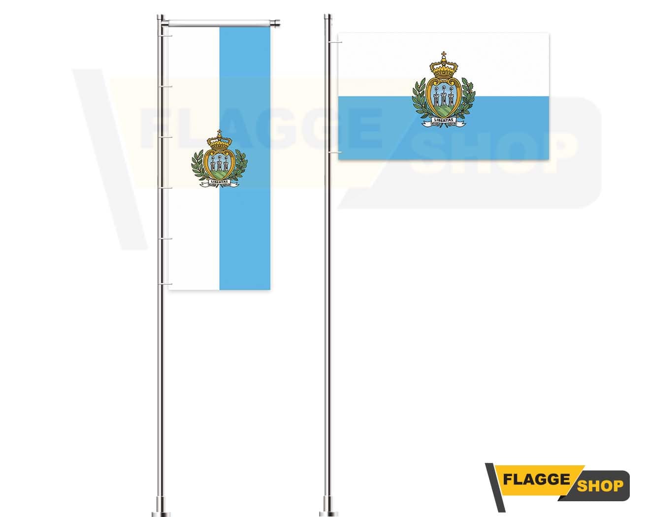 San Marino-Flagge online günstig kaufen - Premium Qualität